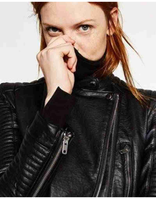 Leather Jacket Legends Of Tomorrow Caity Lotz Sara Lance - Image 2