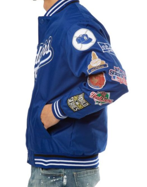 Los Angeles Dodgers 2020 World Series Champions Bomber Jacket - Image 3