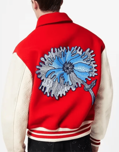 Louis Vuitton Red Varsity Jacket - Image 2