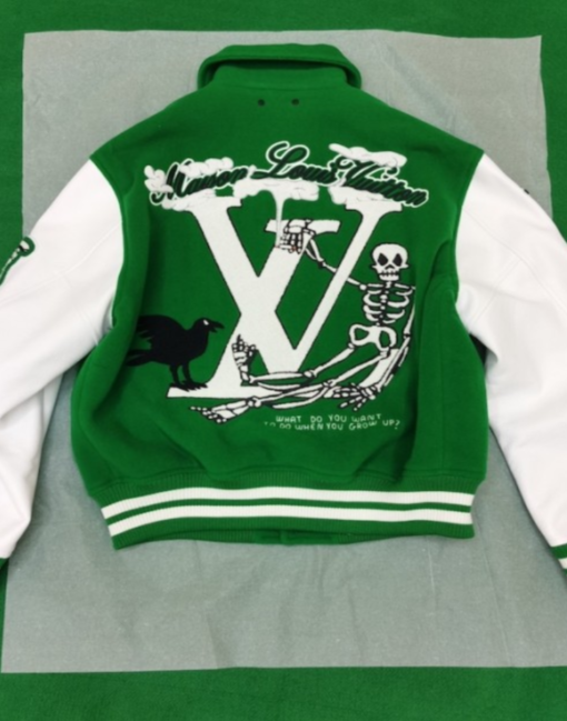 Louis Vuitton Varsity Leather Jacket - Image 4