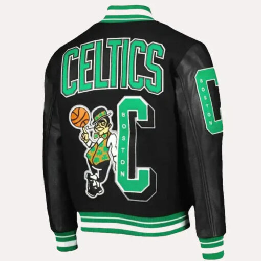 Boston Celtics Mash Up Finals Varsity Jacket