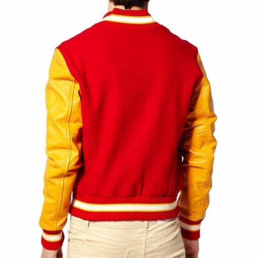 Michael Jackson Red Varsity Jacket - Image 2