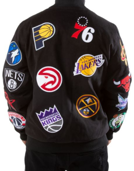 NBA Collage Patch Jacket - Image 2
