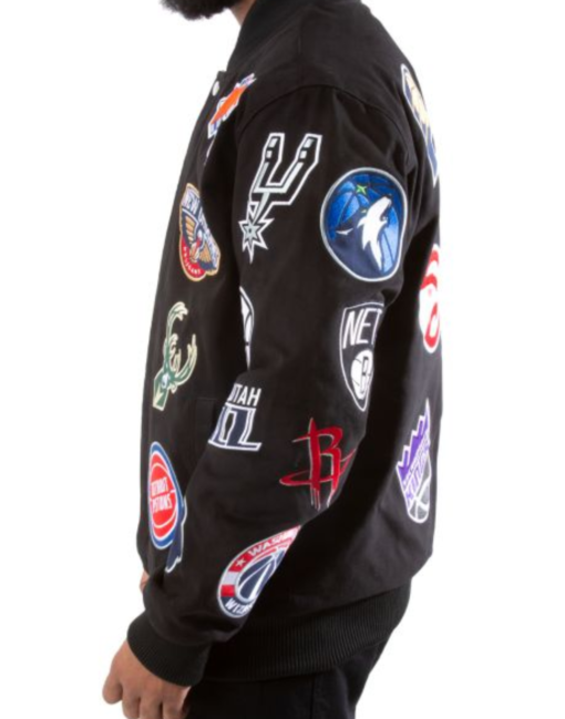 NBA Collage Patch Jacket - Image 3