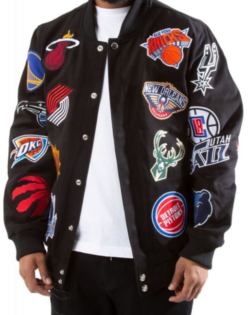 NBA Collage Patch Jacket