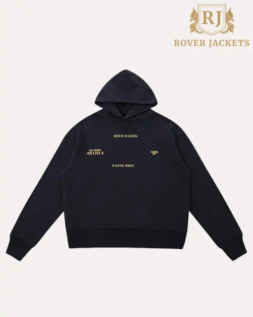 New Kanye West Jesus Is King Fleece Foam Printed Sportswear Hoodie