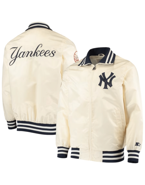 New York Yankees Captain II Cream Jacket - Image 5
