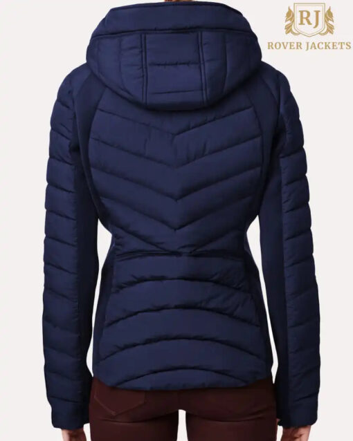 Hooded Quilted Water Repellent Jacket - Image 5