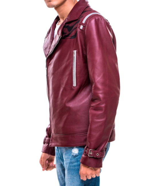 No More Heroes Travis Touchdown Red Leather Jacket - Image 3
