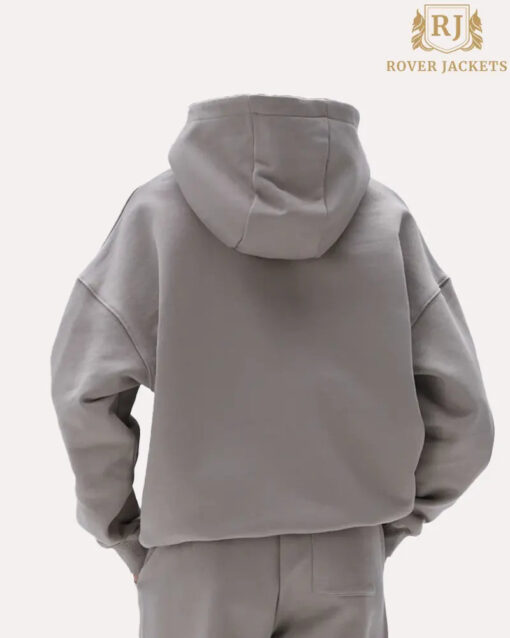 Varsity Oversized Hoodie - Clay Beige - Image 2