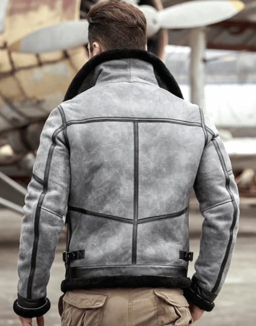 Raf Airforce Pilot Sheepskin Shearling Jacket - Image 2