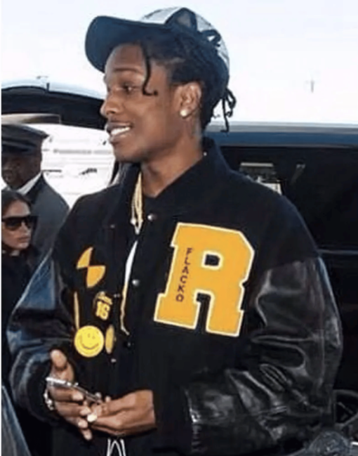 Rocky Flacko Testing in Progress Varsity Jacket - Image 7