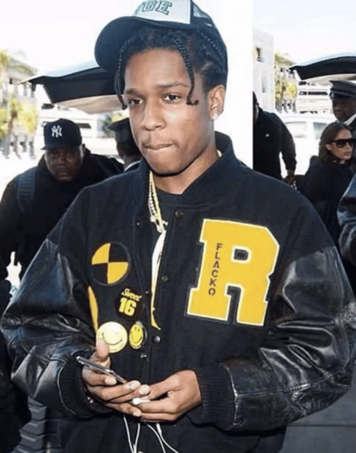Rocky Flacko Testing in Progress Varsity Jacket - Image 5