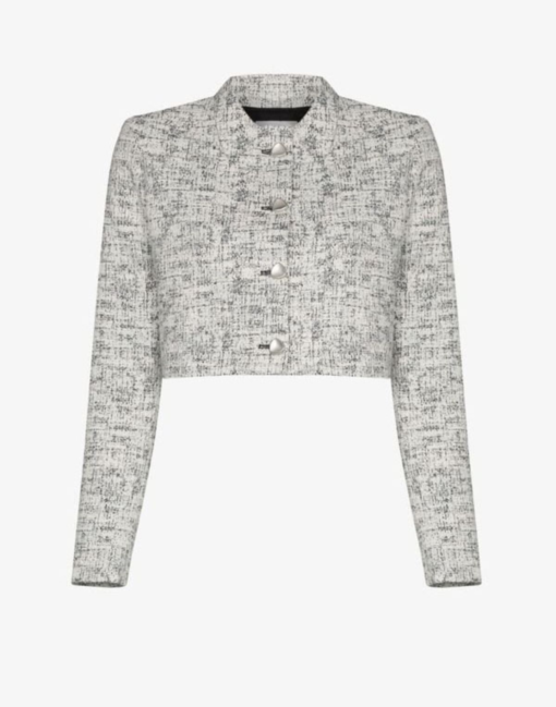 S03 Emily In Paris Camille Tweed Jacket - Image 5