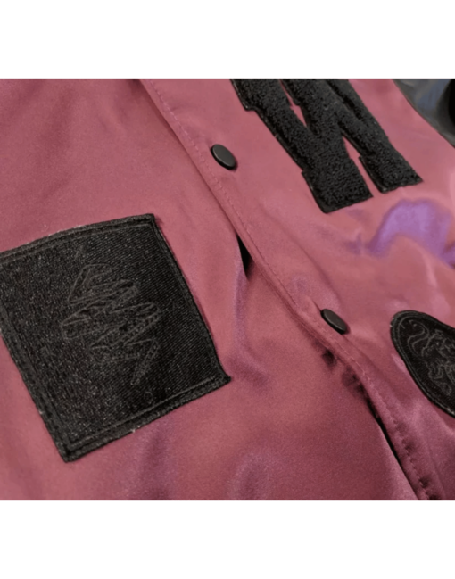 The Weeknd H&m Jacket | Purple Bomber Jacket - Image 3
