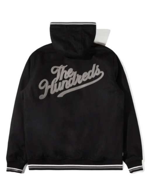 The Hundreds Letterman Jacket Black - Image 2