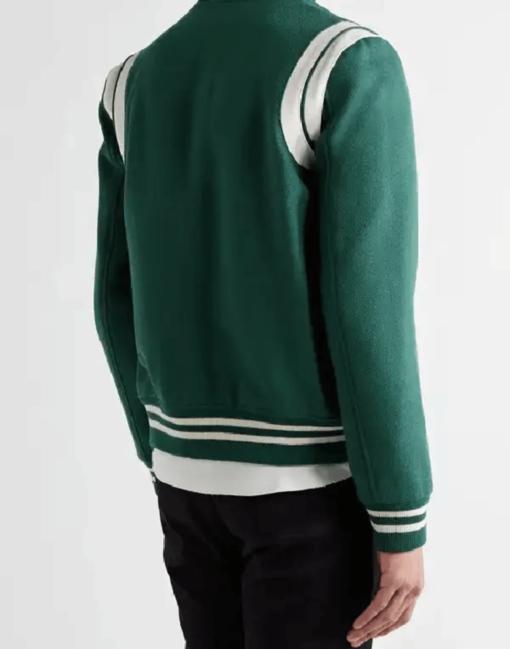 Tian Richards Tom Swift Green Bomber Jacket - Image 2