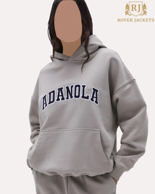 Varsity Oversized Hoodie - Clay Beige