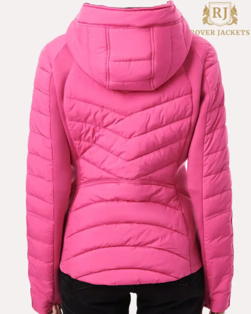 Hooded Quilted Water Repellent Jacket - Image 6