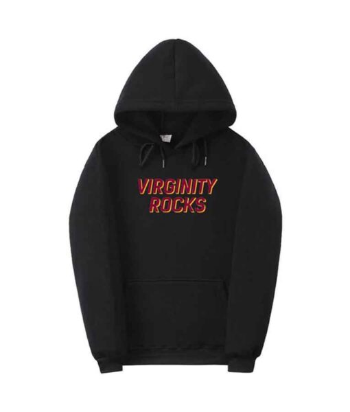 Virginity Rocks Pullover Hoodie