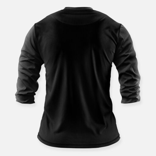 HIGH LIFE RACING 3/4 SLEEVE BIKE JERSEY BLACK - Image 2