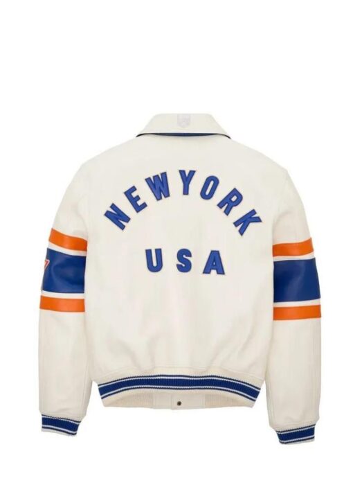 Avirex Mens New York Leather Jacket