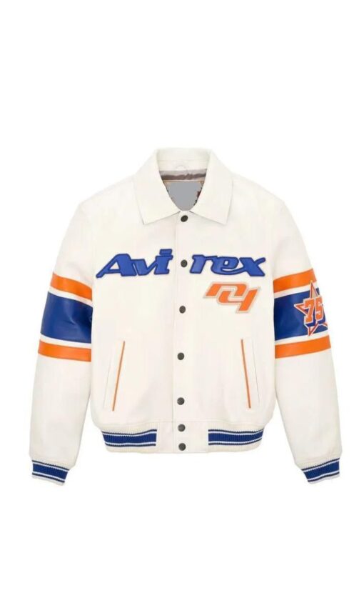 Avirex Mens New York Leather Jacket - Image 2