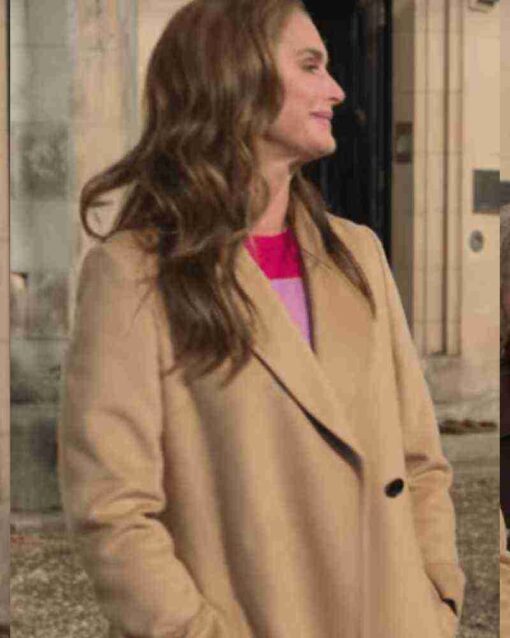 A Castle For Christmas 2021 Brooke Shields Brown Coat