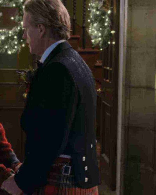 A Castle For Christmas Cary Elwes Black Blazer - Image 2