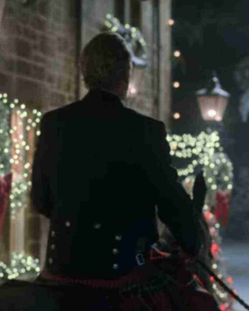 A Castle For Christmas Cary Elwes Black Blazer - Image 3