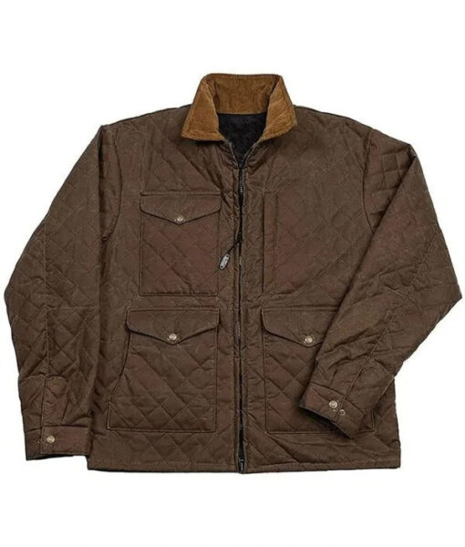 Yellowstone John Dutton Quilted Jacket - Image 4