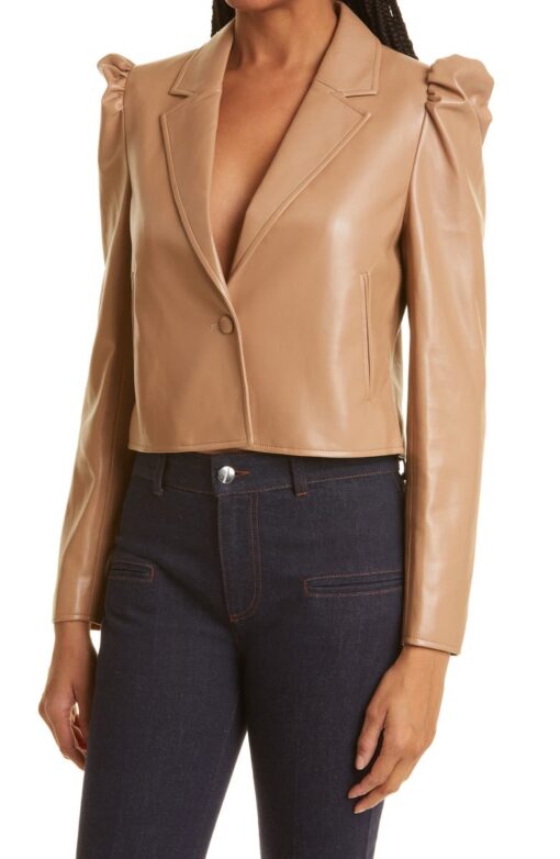 Aliette Faux Leather Jacket - Image 2