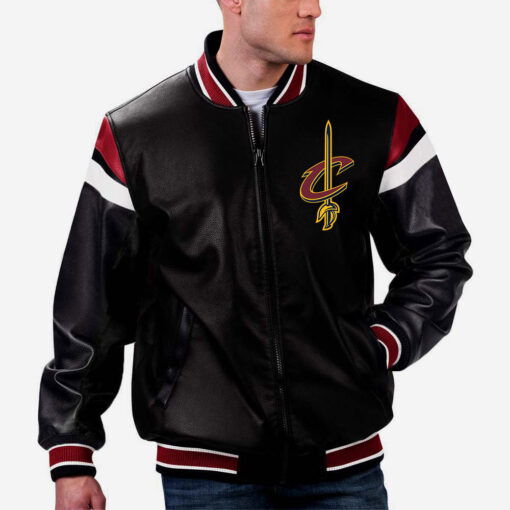 NBA Cleveland Cavaliers Leather Jacket For Men and Women - Image 2