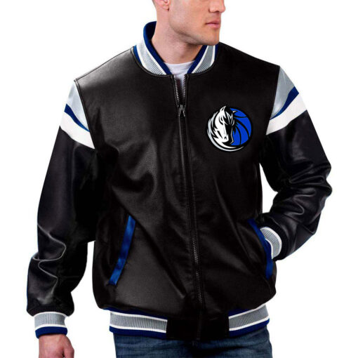 NBA Dallas Mavericks Leather Jacket For Men and Women - Image 2