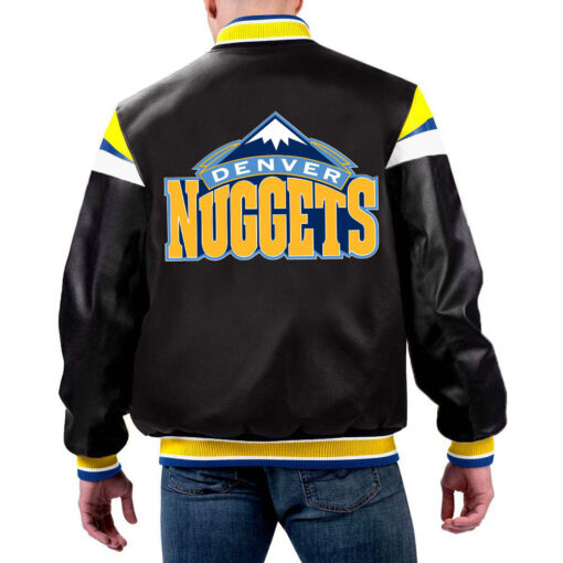 NBA Denver Nuggets Leather Jacket For Men and Women