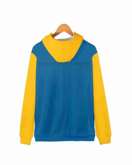 Strangers Things Dustin Roast Beef Varsity Jacket With Hooded - Image 2
