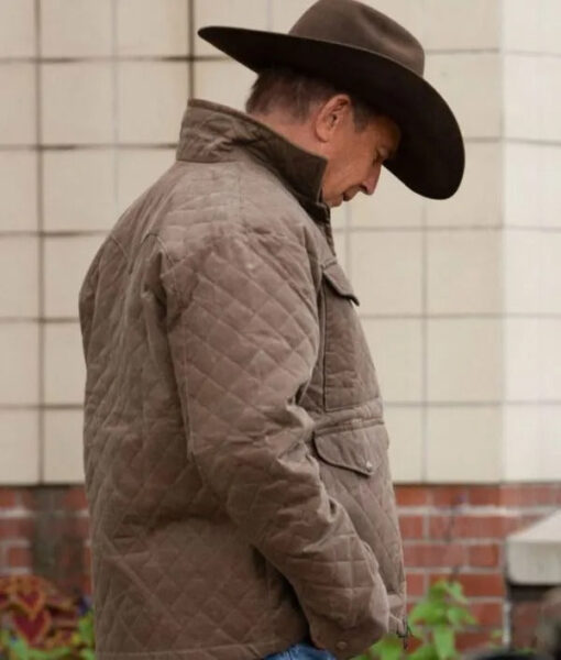 Yellowstone John Dutton Quilted Jacket - Image 2