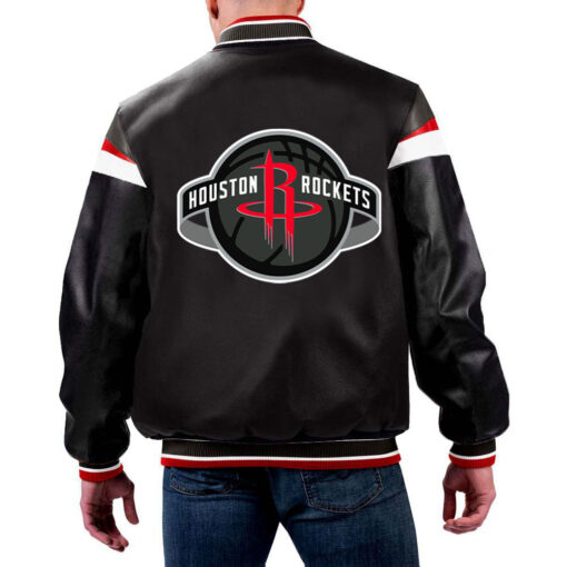 NBA Houston Rockets Leather Jacket For Men and Women