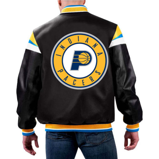 NBA Indiana Pacers Leather Jacket For Men and Women