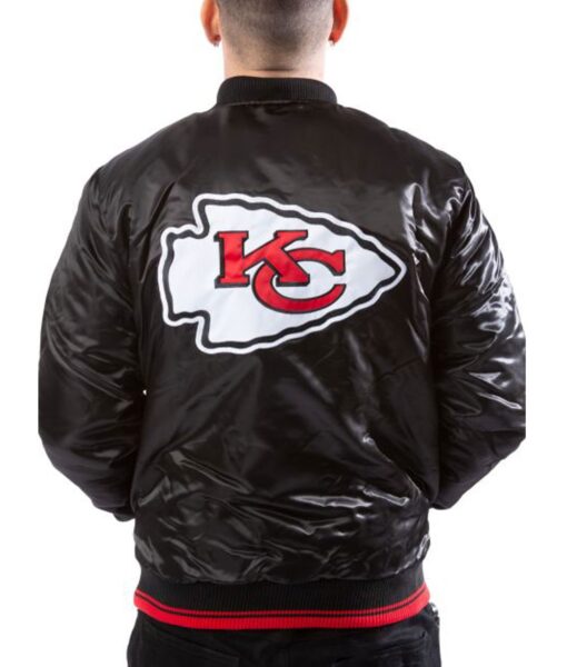 Kansas City Chiefs Bomber Black Jacket - Image 3