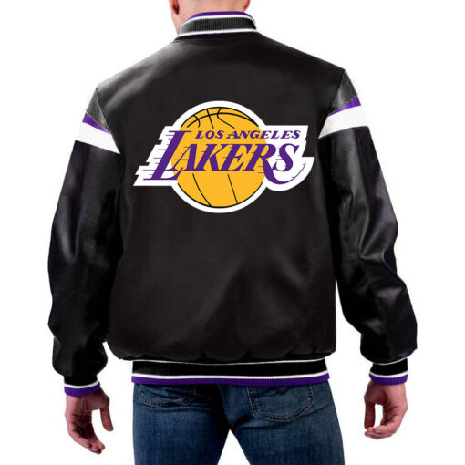 NBA Los Angeles Lakers Leather Jacket For Men and Women