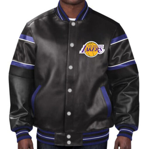 NBA Los Angeles Lakers Leather Jacket For Men and Women - Image 2