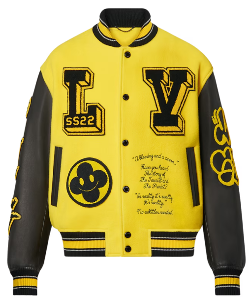Louis Vuitton Yellow Varsity Jacket
