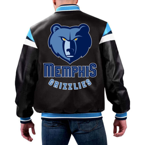 NBA Memphis Grizzlies Leather Jacket For Men and Women