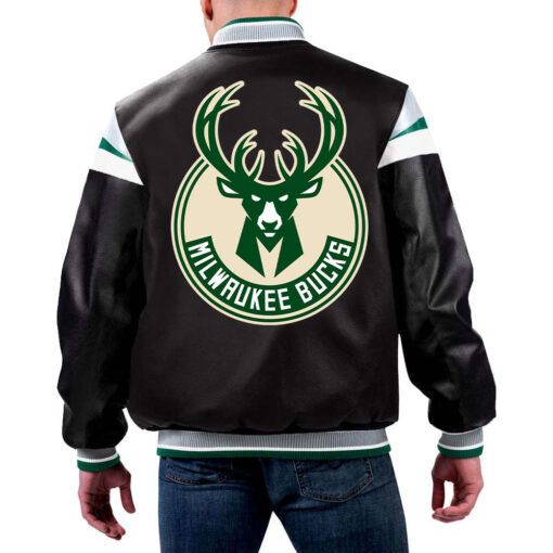 NBA Milwaukee Bucks Leather Jacket For Men and Women
