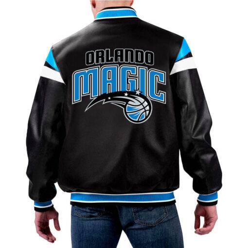 NBA Orlando Magic Leather Jacket For Men and Women