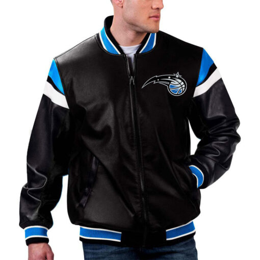 NBA Orlando Magic Leather Jacket For Men and Women - Image 2