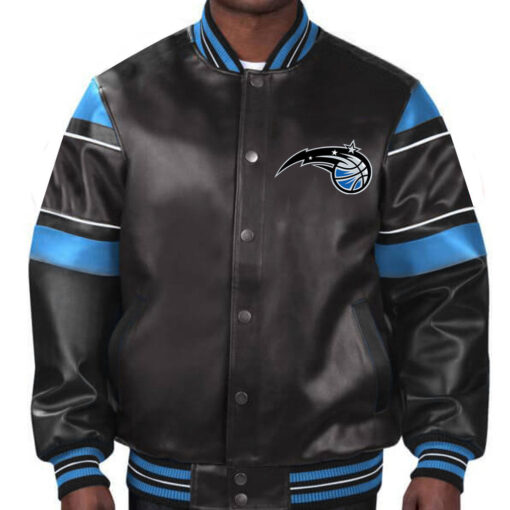 NBA Orlando Magic Leather Jacket For Men and Women - Image 2