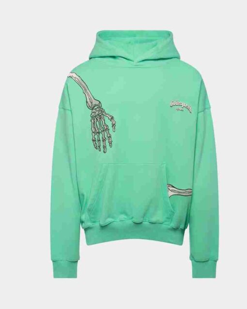 R.O.D Godspeed Skull Teal Hoodie - Image 2