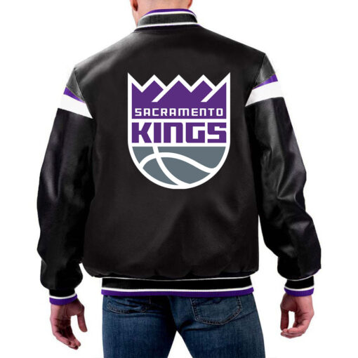 NBA Sacramento Kings Leather Jacket For Men and Women